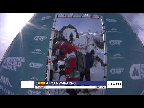 Bajada de Aymar Navarro en el FWT de Hakuba