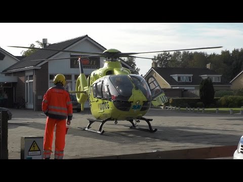 [Take-Off] Lifeliner 4 [PH-MMT] vanaf inzet Nijewei Feanwâlden