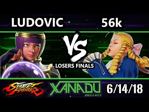 F@X 254 SFV - Ludovic (Menat) Vs. 56k (Karin)  - Street Fighter V Losers Finals