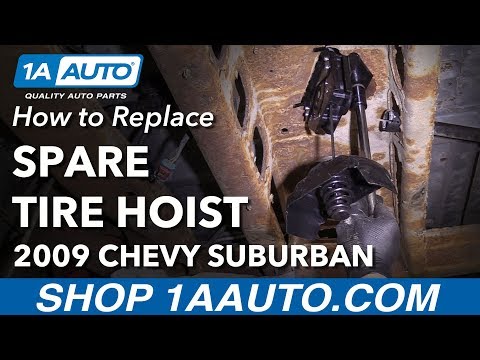 How to Replace Spare Tire Hoist 07-14 Chevy Suburban 1500