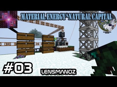 Minecraft - Material Energy^Natural Capital - Ep 3 - Quest reset and BC Quarry