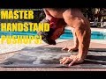Handstand Push-up Progression- pushups tutorial