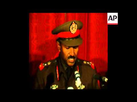 SYND 21 9 74 ACTING HEAD OF STATE AMAN ANDOM PRESS CONFERENCE