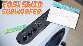 Fosi SW10 Subwoofer: Unboxing, Overview, & Measurements!