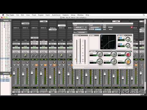 Audio Mixing Bootcamp 6  Exploring Compression Compressing the bass