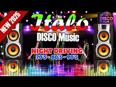 Driving Music Italo Disco 🔥Megamix 2025 | Ultimate Workout Mix 80s 90s EuroBeat Instrumental