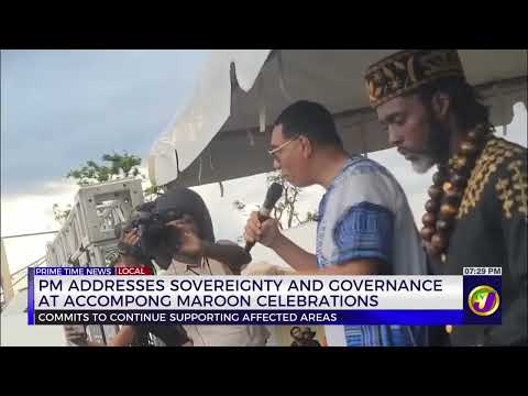 PM Addresses Sovereignty and Governance At Accompong Maroon Celebrations | TVJ News