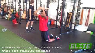 Athletes Improving CORE STRENGTH With These Core Stability Exercises