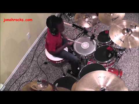 Halestorm - I Miss the Misery, 8 Year Old Drummer, Jonah Rocks