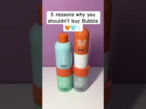 5 reasons why you shouldn’t buy Bubble! 🧡🩵🫧 @bubbleskincare #preppy #skincare #trending #fyp