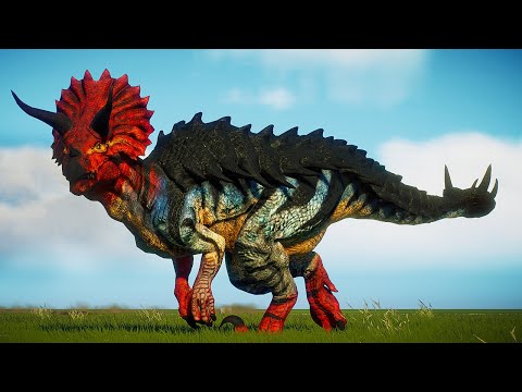 The New Super Hybrid ULTIMASAURUS vs T rex vs Indominus rex - Jurassic World Evolution 2