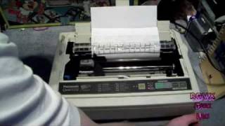 2 x Dot Matrix Printer Donations: Testing and getting to work with the bbc micro (plus geek art!)