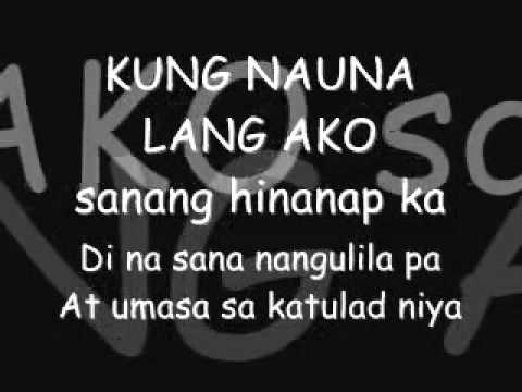 Curse One-Kung Nauna Lang Ako p2 w/Lyrics.avi