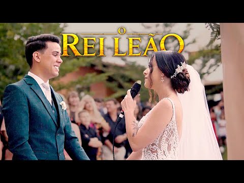 Noiva canta para o noivo ao chegar no altar (Nesta Noite o Amor Chegou) O Rei Leão