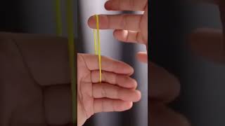 Mais uma mágica com elástico