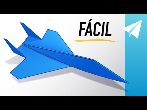 Cómo Hacer un Avión de Papel SU-57 FÁCIL que Vuela MUY Bien! — Tutorial de Avión de Papel