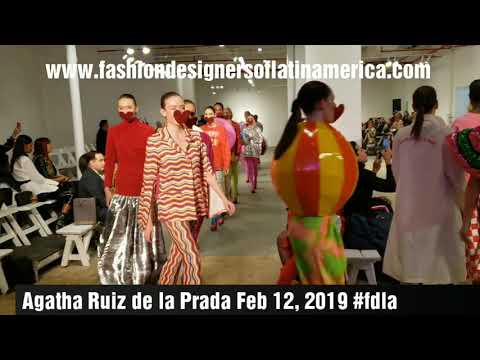 Agatha Ruiz de la Prada at FDLA Feb 12, 2019