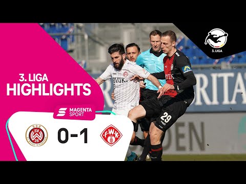 SV Wehen Wiesbaden - FC Würzburger Kickers | Highlights 3. Liga 21/22