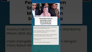 BIAR GENTLE, ADVOKAT Sarankan Insan Minta Maaf dan Sujud ke Mawa, Sebut Demi Anak