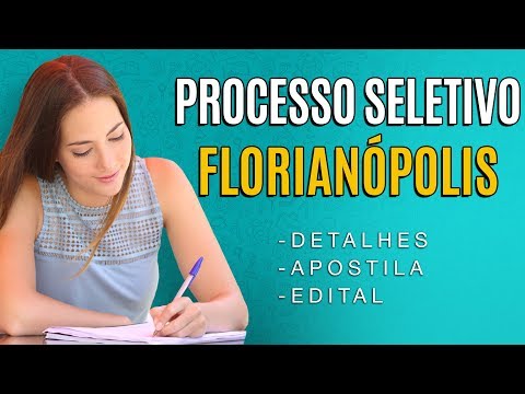 Processo seletivo Florianópolis 2018 - Edital e Apostila para professor