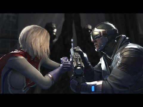 Injustice 2 : Power Girl Vs Captain Cold - All Intro/Outro, Clash Dialogues, Super Moves
