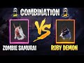 Zombie Samurai Vs Ruby Demon Combination || Zombie Samurai Mask Combination | Demon Combination