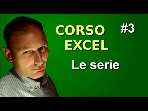 Excel Course - Lesson 3 - Series