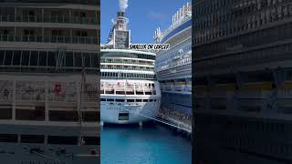 Royal Caribbean ships the oldest and the newest!.. #cruiseship #travel #yt #ytshorts #vacation