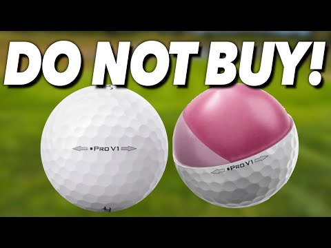 Titleist Pro V1's are a waste of money - On course test with Launch monitor data!!