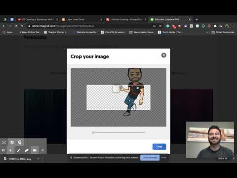 Part of a video titled Bitmoji Hack for Flipgrid Topics and Covers! - YouTube
