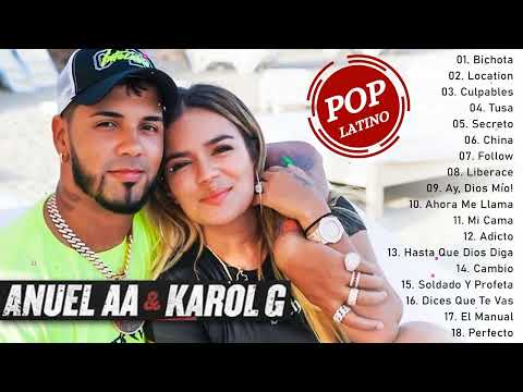 Anuel AA, Karol G Mix 2023 - Pop Latino 2023 - Mix Reggaeton 2023                 Lo Mas Nuevo