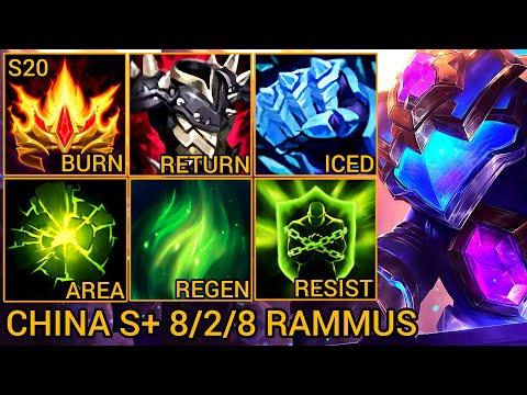 Rammus S Rating Jungle 8/2/8 - China Wild Rift New Meta Build & Runes By Tiarty