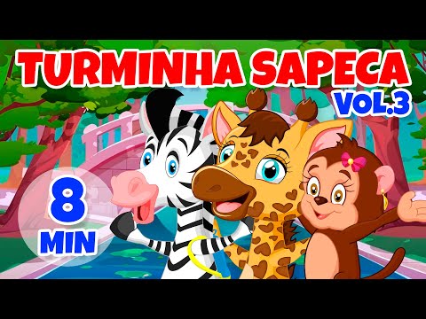 Turminha Sapeca Vol. 3 - Giramille 8 min | Desenho Animado Musical