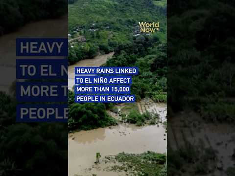 Heavy rains linked to El Niño affect more than 15,000 people in Ecuador
