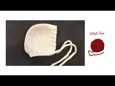 Babymütze / Erstlingsmütze / Babyhaube stricken, 0 - 3 Monate, Schritt für Schritt Anleitung