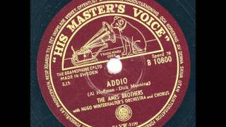 The Ames Brothers - Addio