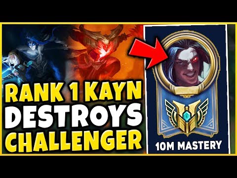 THIS IS WHAT 10 MILLION KAYN MASTERY POINTS LOOKS LIKE (INSANE BLUE KAYN) - League of Legends