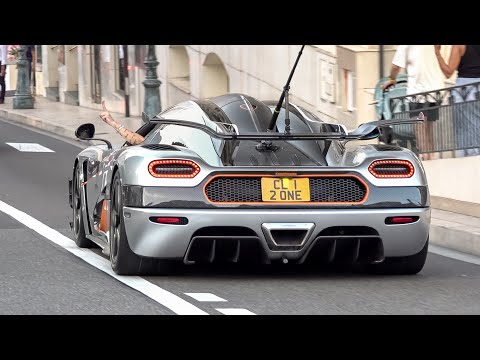 Woman Drives her $10 Million Koenigsegg ONE:1 in Monaco !