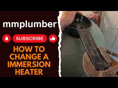 How to change an immersion heater!