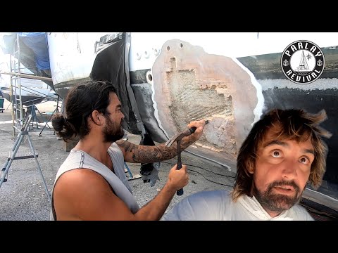 HURRICANE DAMAGED BOAT REBUILD BEGINS! - Episode 94