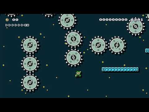 Jumping trough the sky! by Itz Ruben - Super Mario Maker 2 - No Commentary 1cb 022020