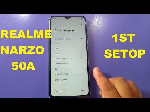 Realme Narzo 50A First Phone Setop & Select language !! 2022