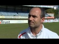 Damiën Hertog in gesprek met verslaggever Teun de Jong