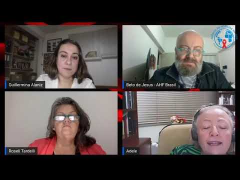 Conheça mais sobre as realizações da AHF: Dra. Adele Benzaken, Beto de Jesus e Guillermina Alaniz