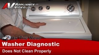 Whirlpool Washer Repair - Loud On Spin and Does Not Clean Clothes - Drive Block