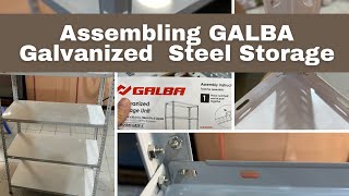 Assembling GALBA Galvanized Steel Storage Model GB28-5 | Pap