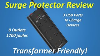Vastfafa 8-Port Surge Protector Review – Episode 39 – DadsTalkTECH