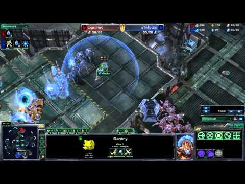 Dreamhack Invitational 2011 Summer - Quarterfinals - aTnSocke (P) vs LiquidHuK (P) - Game 1