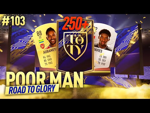250 TOTY PACKS OPENED! 1 BIG WALKOUT and THE CANADIAN MESSI - POOR MAN RTG #103 - FIFA 20
