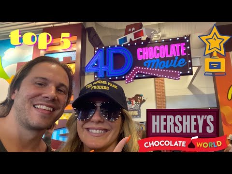 Our Top 5 Best Things to Eat at Hershey's Chocolate World - FREE Chocolate, Epic Pretzel, and More !